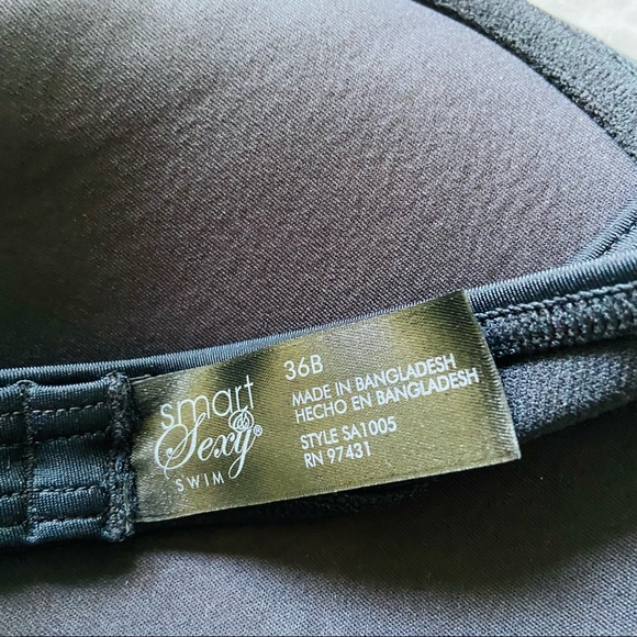 NWOT Womens Swim Bikini Top 36B - Picture 6 of 6